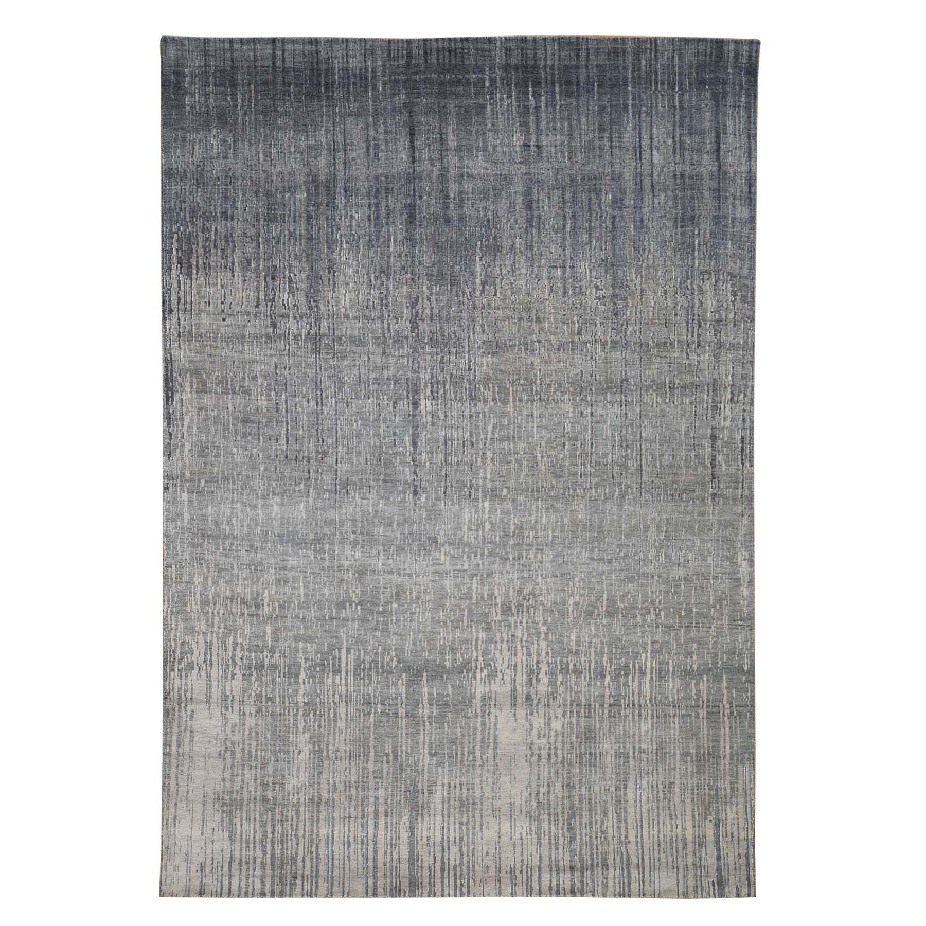 Modern & Contemporary Silk Hand-Knotted Area Rug 6'1